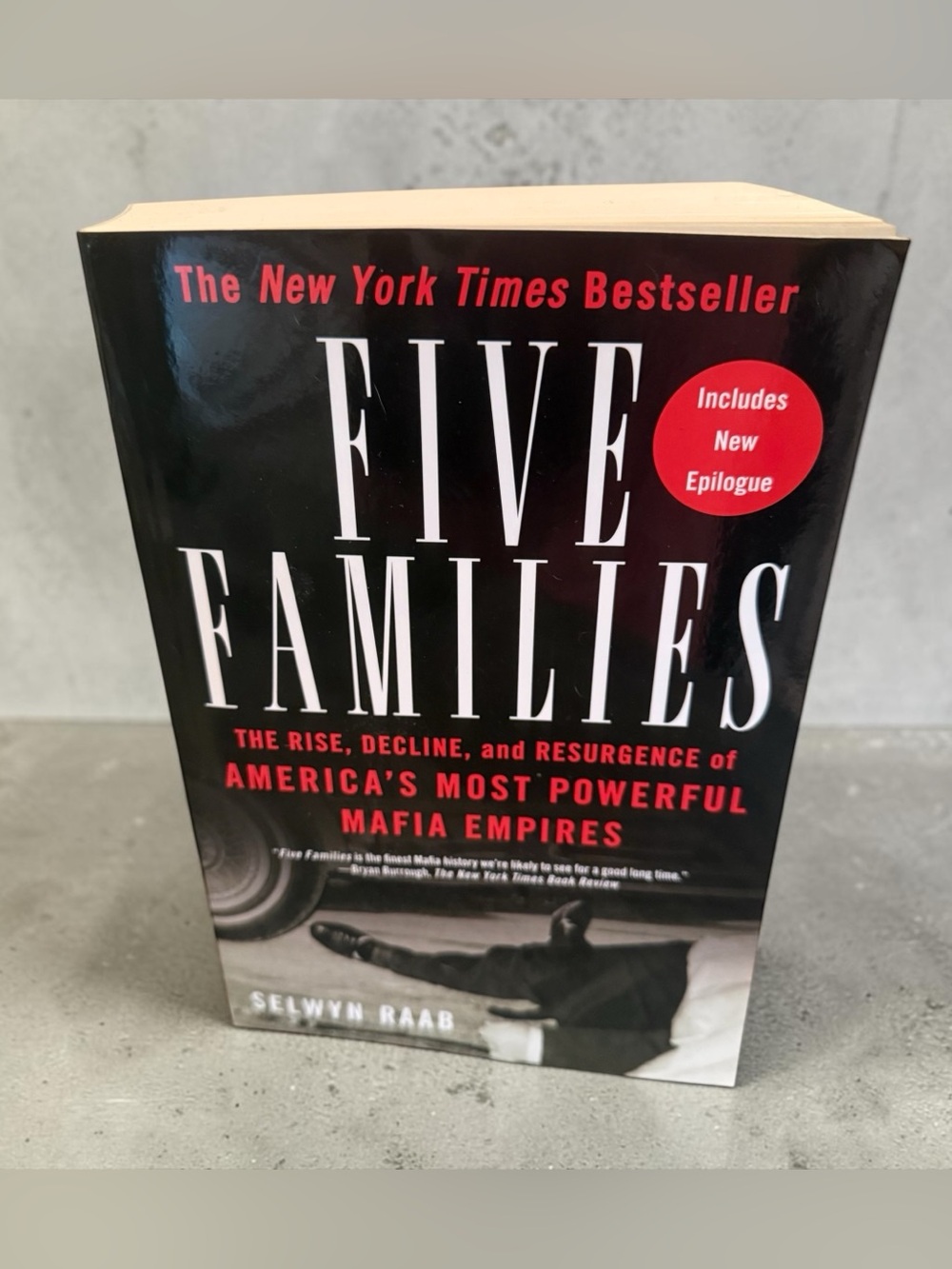 Five Families Selwyn Raab Mafia Organized Crime History Paperback New Epilogue